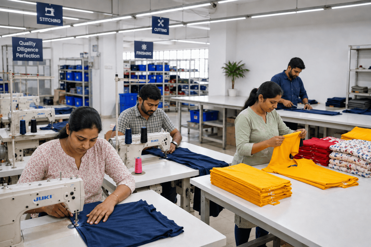 Fabric selection and sorting