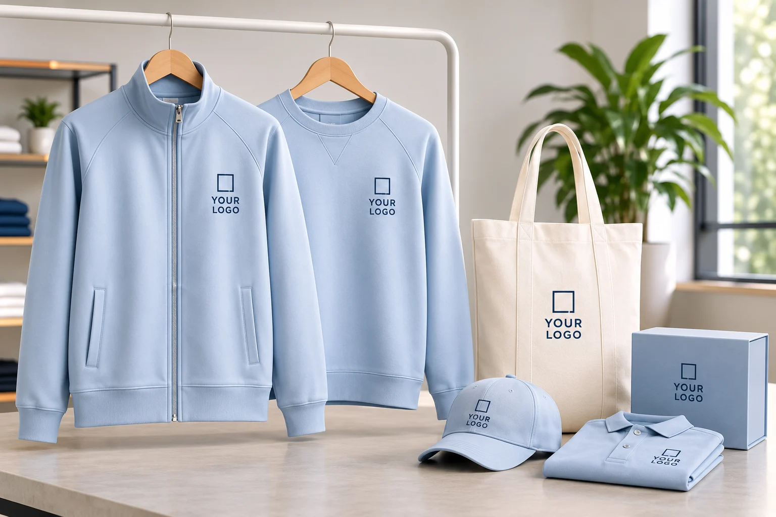 Custom branded gifting apparel in your own label